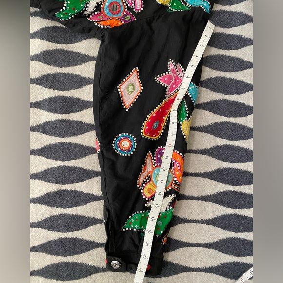 VTG OTHER Destination Embroidered cropped bolero jacket size S - Picture 3 of 16